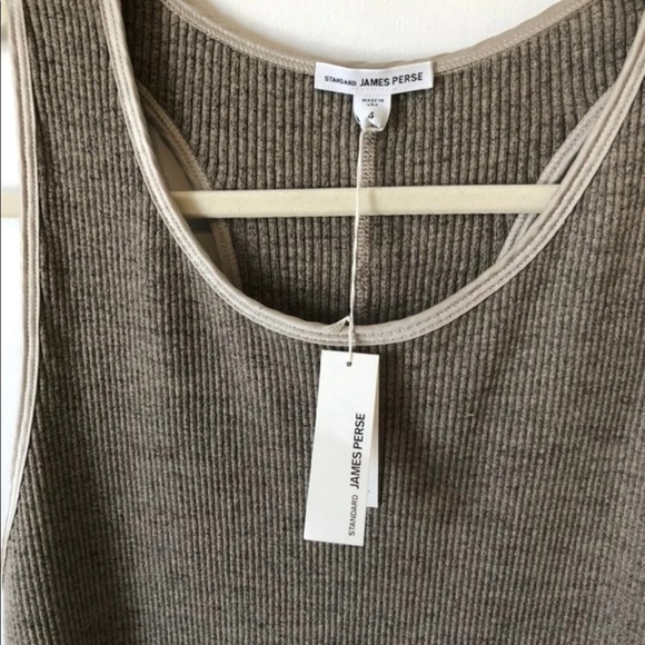 James Perse Ribbed Racerback Dress - Picture 6 of 8